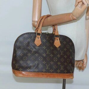 LOUIS VUITTON Monogram Alma Hand Bag M51130 LV Auth